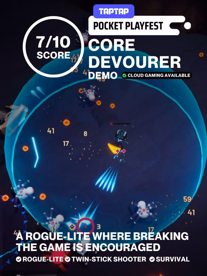 A creative rogue-lite where breaking the game is encouraged | PC+Mobile (Cloud) - Core Devourer